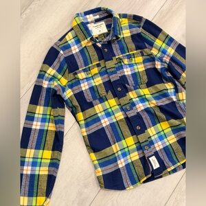 Abercrombie & Fitch - Flannel Shirt  - Size M - Men’s Muscle Fit - 100% Cotton